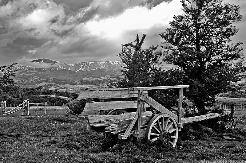 Vista do acampamento Serón
